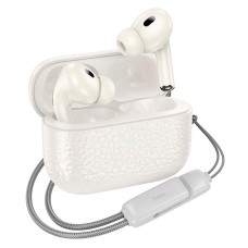 Бездротові Bluetooth навушники Hoco EQ9 Plus Duke true wireless ANC Noise Reduction BT 5.3 Milky white